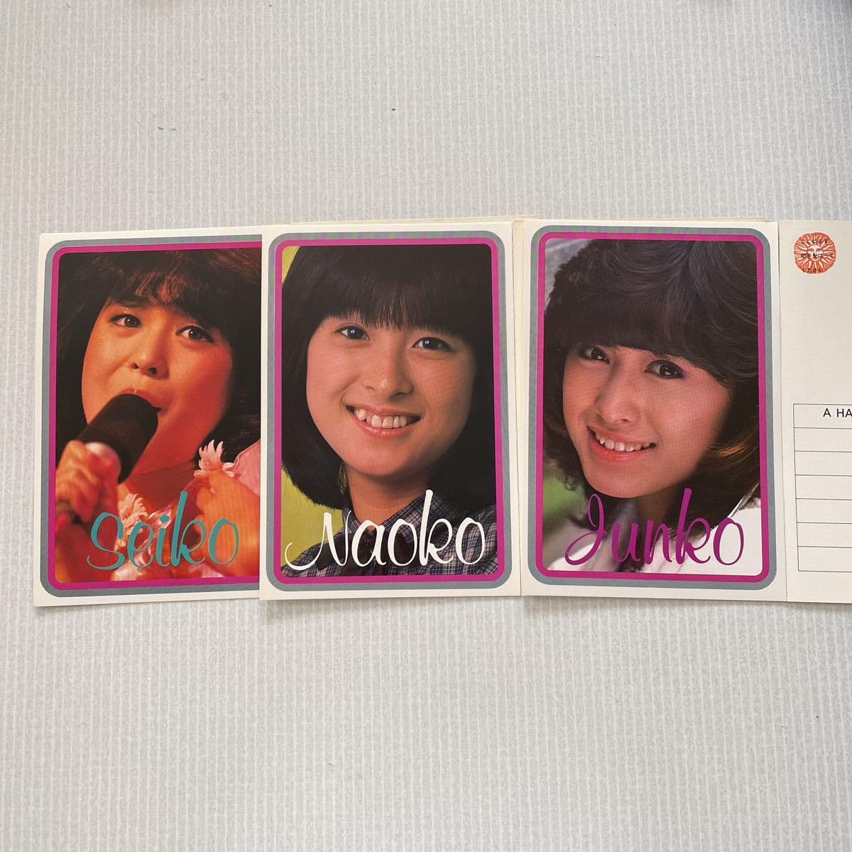 Amazon | ポストカード 昭和アイドル 田原俊彦 近藤真彦 野村義男 松田
